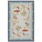 Couristan Outdoor Escape Pacific Heights 2' X 4' Rectangular Indoor/Outdoor  Transitional Rug