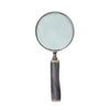 Sagebrook Home 15511 4" D  Magnifying Glass In Resin Handle, Gray
