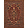Couristan Old World Classic Kerman Medallion 6'6" X 9'10" Rectangular Indoor Traditional Rug