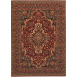 Couristan Old World Classic Kerman Medallion 7'10" X 11'2" Rectangular Indoor Traditional Rug