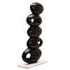 Sagebrook Home 20`` Stacking Orbs, Black