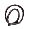 Sagebrook Home 15517 10" Knot, Gun Metal Abstract Artistry Decor