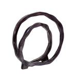 Sagebrook Home 15517 10" Knot, Gun Metal Abstract Artistry Decor