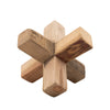 Sagebrook Home 10`` Wooden Jacks, Brown