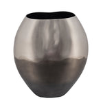 Sagebrook Home 11"H Ombre Vase, Silver