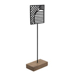 Sagebrook Home 15544 21" Abstract Table Decor, Black