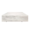 Sagebrook Home 48X48 Marble Coffee Table, White