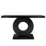 Sagebrook Home 51`` Console Table On A Ring Stand, Black