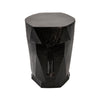 Sagebrook Home Metal Face Stool, Black