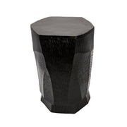 Sagebrook Home Metal Face Stool, Black