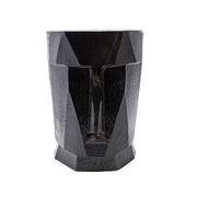 Sagebrook Home Metal Face Stool, Black