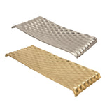 Sagebrook Home 15557 32" Decorative Hammered Metal Tray, Gold/Silver