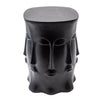Sagebrook Home Metal Multi-Faced Stool, Black
