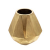 Sagebrook Home 8" Geometric Deco Vase, Gold