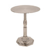 Sagebrook Home 21`` Metal Side Table, Silver