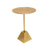 Sagebrook Home 23`` Metal Side Table, Gold-Kd