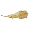 Sagebrook Home 21`` Metal Leaf Platter, Gold