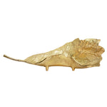 Sagebrook Home 21`` Metal Leaf Platter, Gold
