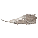Sagebrook Home 21`` Metal Leaf Platter, Nickel
