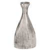 Sagebrook Home 15608-01 24" H Ridged Metal Vase, Nickel