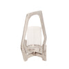 Sagebrook Home 10" Metal Hurricane Nickel Candle Holder