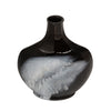 Sagebrook Home 15650-07 12" H Glass Vase, Black
