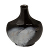 Sagebrook Home 15650-08 15" H Glass Vase, Black