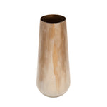 Sagebrook Home 18``H Metal Vase, Cream