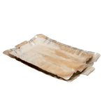 Sagebrook Home 15651-04 Metal Trays, Set of 2, Cream