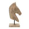 Sagebrook Home 19``H Barn Horse Bust, Brown