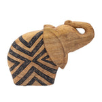 Sagebrook Home 12``H Abstract Elephant, Beige