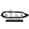 Sagebrook Home 30`` 4 Men Hanging-Out, Black