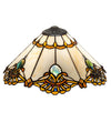 Meyda Lighting 157065 16" Wide Shell with Jewels Lamp Shade
