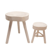 Sagebrook Home Wood 16``H Accent Table, White