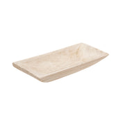 Sagebrook Home Set of 2 Wood Rectangular Tray, White