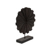 Sagebrook Home 15718 18" Wood, Pinwheel Decoration, Black