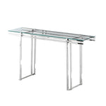 Sagebrook Home 15725-03 47" Stainless Steel Console Table, Silver