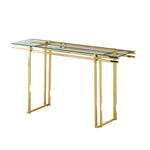 Sagebrook Home 15725-04 47" Stainless Steel Console Table, Gold
