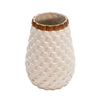 Sagebrook Home 15737 9" Textured Vase, White
