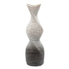 Sagebrook Home 20" Twisted Vase, Cream