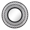Sagebrook Home 15752 36" Bamboo Wall Mirror, Black