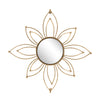 Sagebrook Home 14" Flower Metal Wall Jewelry Hanger, Gold Wb
