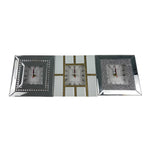 Sagebrook Home Set of 3, 8`` Table Clocks, Silver