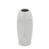 Sagebrook Home 15762-01 10" H Face Vase, White