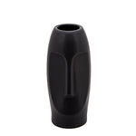 Sagebrook Home 15762-02 10" H Face Vase, Black