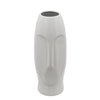 Sagebrook Home 15763-01 14" H Face Vase, White