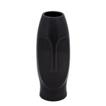 Sagebrook Home 15763-02 14" H Face Vase, Black