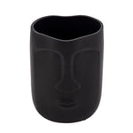 Sagebrook Home 5" Face Planter, Black
