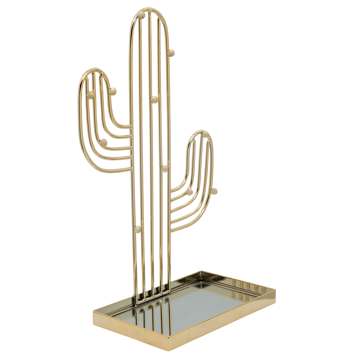 Sagebrook Home Metal 11`` Cactus Rack, Gold – Uber Bazaar