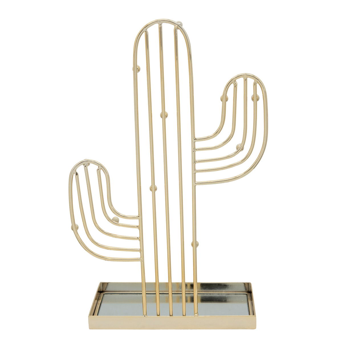 Sagebrook Home Metal 11`` Cactus Rack, Gold – Uber Bazaar